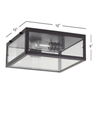 Grayson Metal/Glass LED Flush Mount