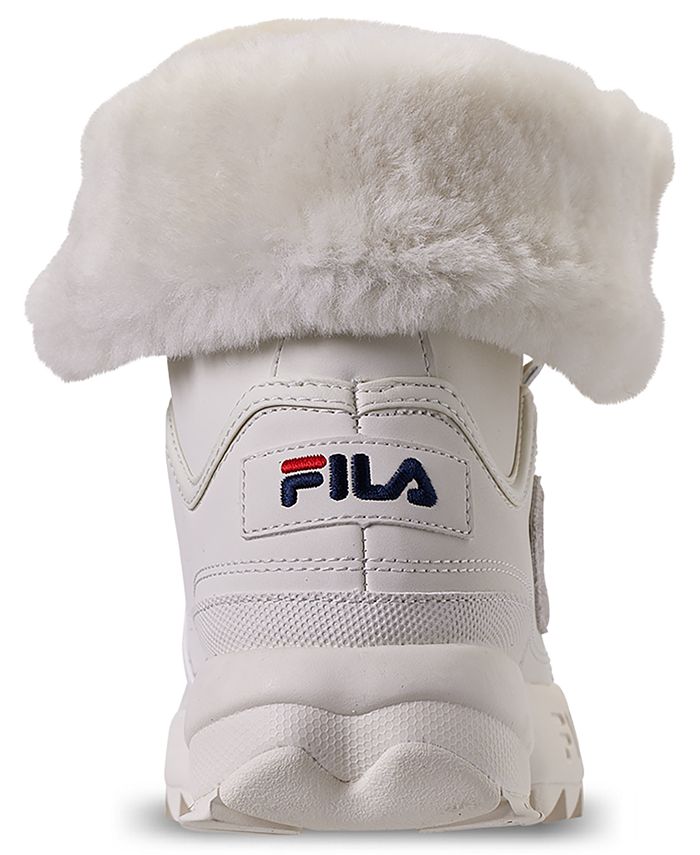 fur fila boots