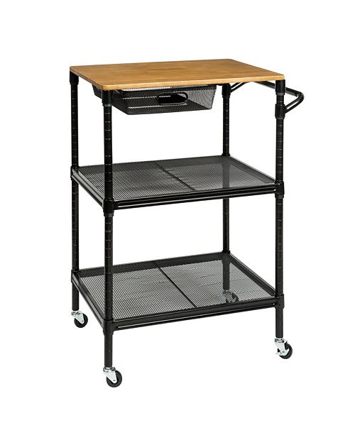 Honey Can Do 36 Kitchen Cart With Wheels Storage Drawer And