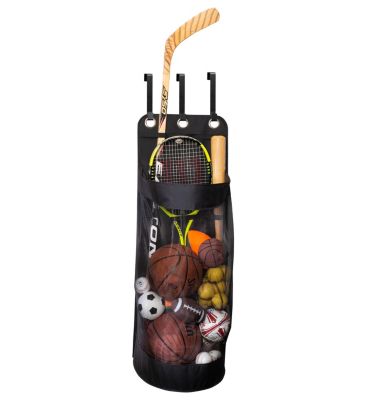 Honey Can Do - Over-The-Door Hanging Sports Equipement Organizer