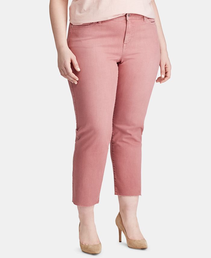 Lauren Ralph Lauren Plus Size Premier Straight Ankle Jeans Macy's