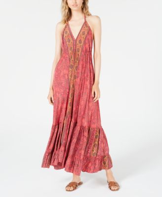 Raga - Passion-Struck Halter Maxi Dress