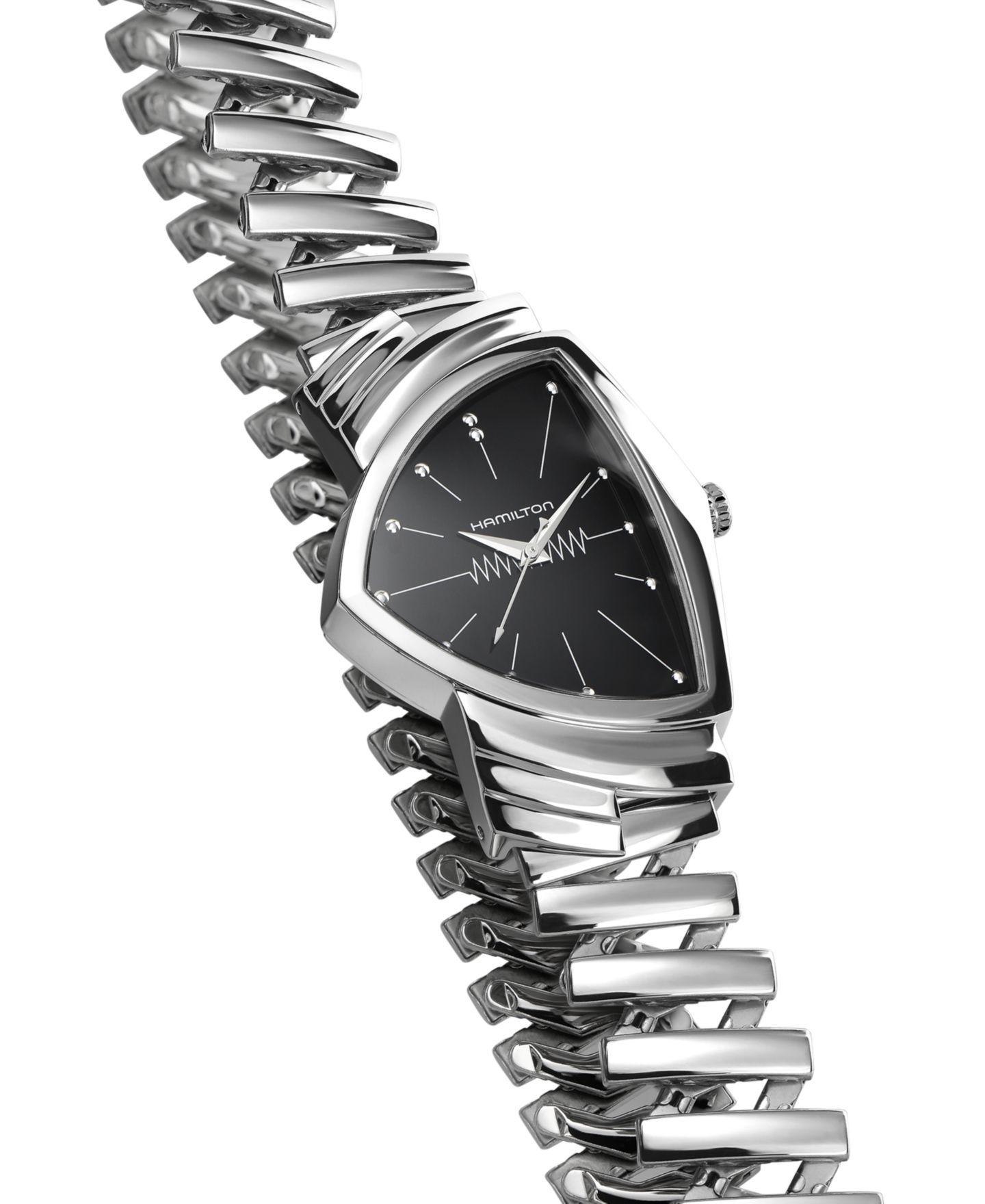 Часы Hamilton Unisex Swiss Ventura Stainless Steel Bracelet Watch 32mm — фото 4