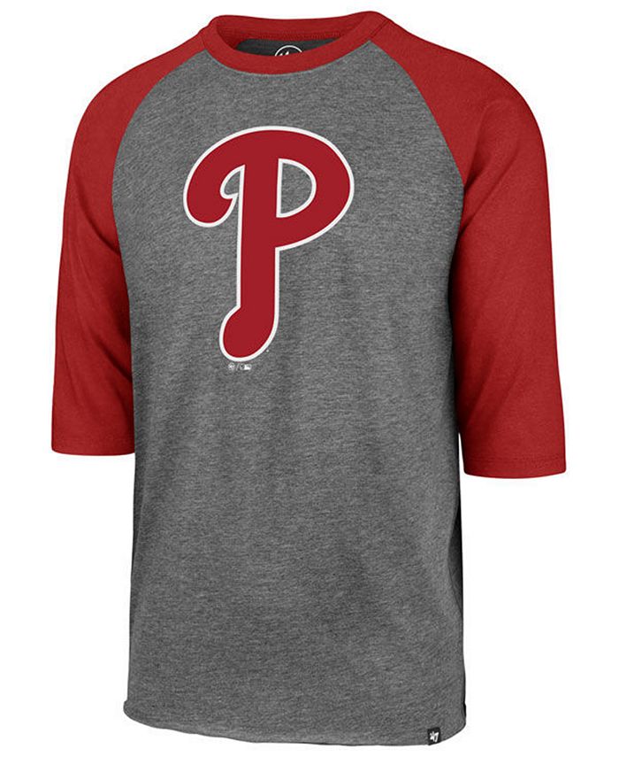 47 Brand Philadelphia Phillies Women's Fly Out Raglan T-shirt - Macy's