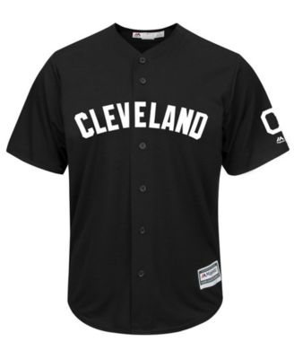 majestic men's replica cleveland indians cool base red cooperstown jersey