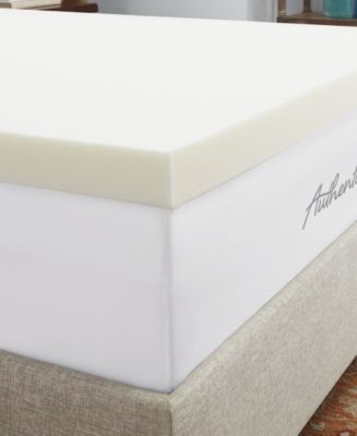 CLOSEOUT! Authentic Comfort 3" Breathable Memory Foam Queen Mattress ...