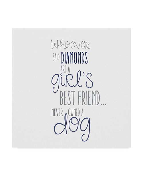 Trademark Global Erin Clark Best Friend Canvas Art 24 X 24 X