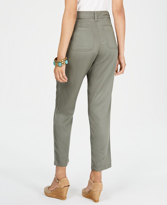Style & Co Petite Tencel® Tapered Pants, Created for Macy's - Macy's