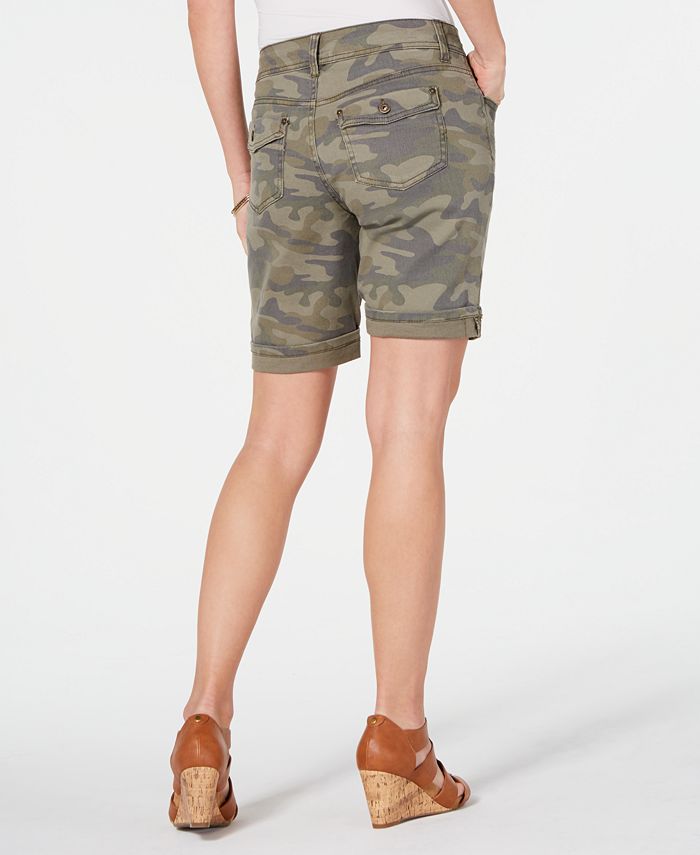 Style & Co TwoButton Denim Shorts, Created for Macy's & Reviews