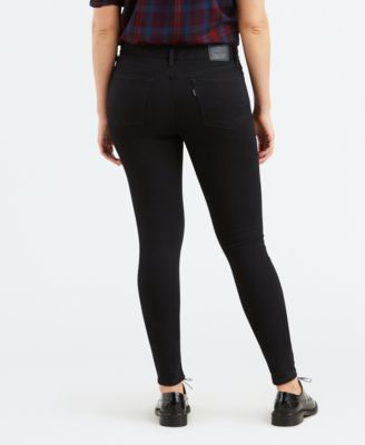 levi's 710 super skinny jeans black