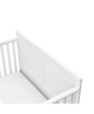 Hadley 5-in-1 Convertible Crib with Drawer (White) –Crib with Drawer Combo