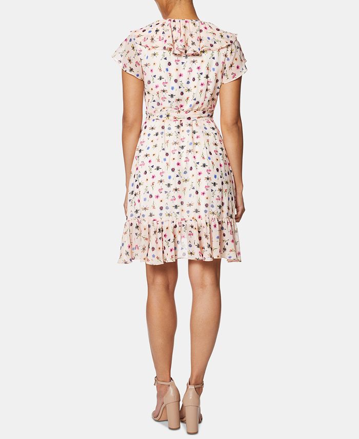 Betsey Johnson Bug Garden Wrap Dress - Macy's