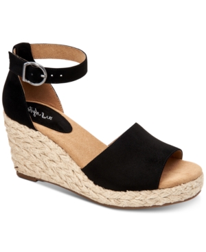 Style & Co Seleeney Wedge Sandals Created for Macy's Women's Shoes
