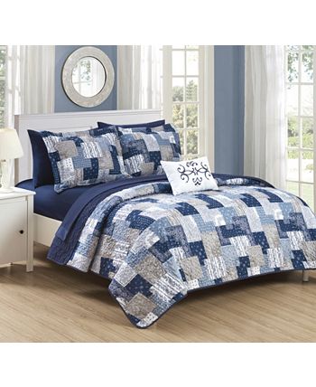 Chic Home - Eliana 8-Pc. Quilt Sets