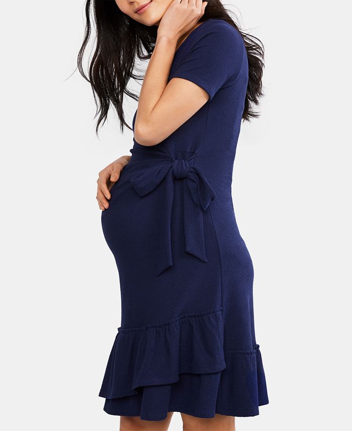 A Pea in the Pod Maternity Ruffled Dress Macy's