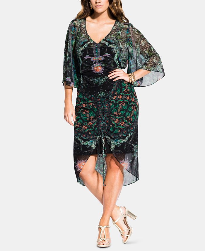 City Chic Plus Size Santorini Dress - Macy's