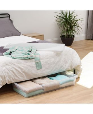 41 Quart Clear Storage Box, 1 Pack, Clear