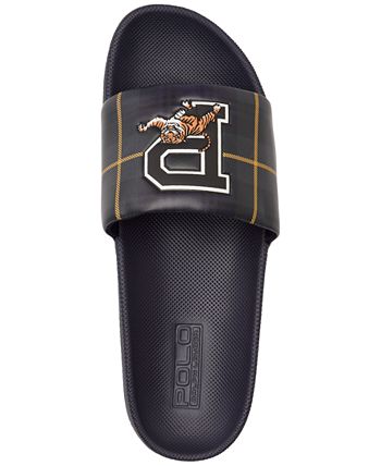 Polo Ralph Lauren Men's Cayson Tiger Slide Sandals - Macy's