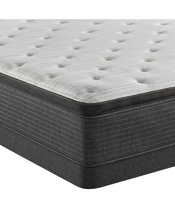 Beautyrest BRS900TSS 14.75" Plush Pillow Top Mattress Set Queen