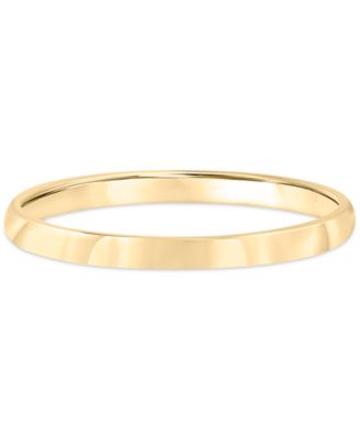 14k Gold 2mm Wedding Band 