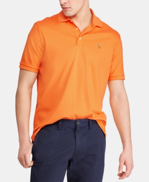 POLO RALPH LAUREN MEN'S CUSTOM SLIM FIT SOFT TOUCH COTTON POLO, CREATED FOR MACY'S