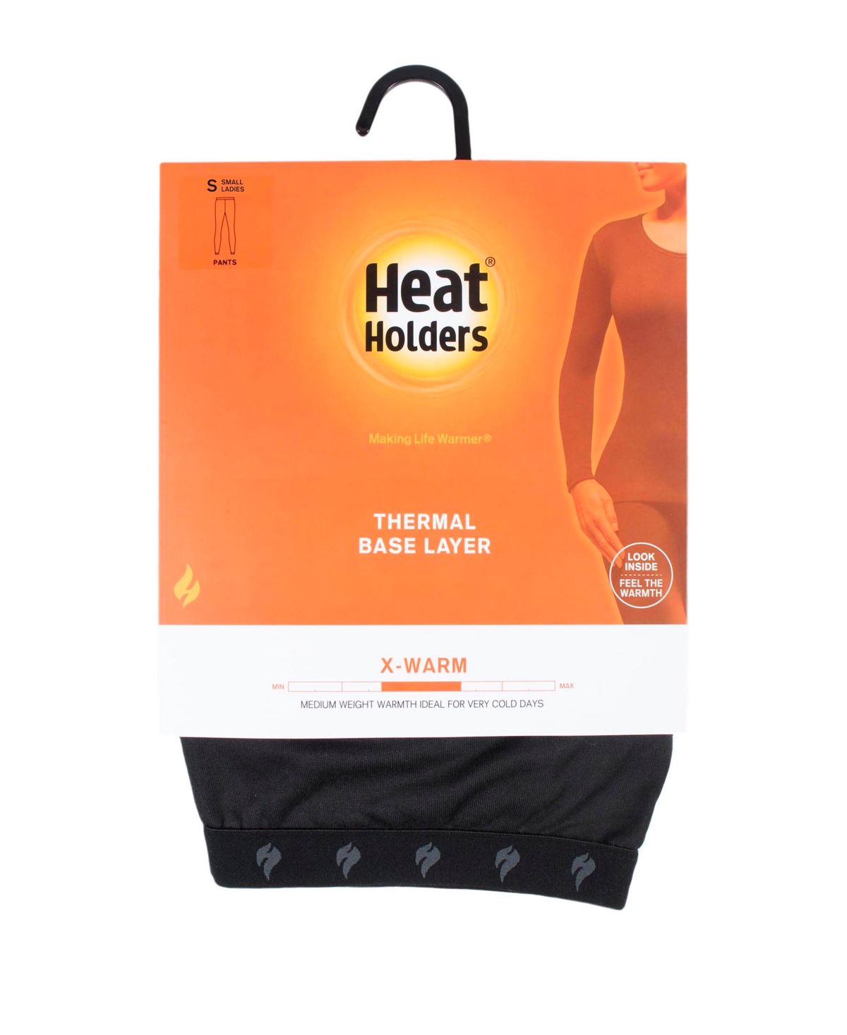 Heat Holders Women's X-warm Base Layer Bottoms In Black