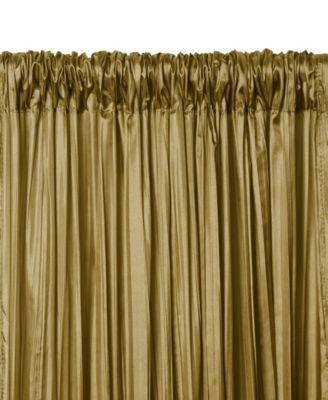 Athena Faux Silk Window Curtain and Scarf Set