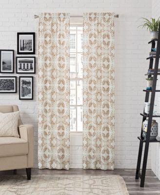 Tenda A Pannello Victoria Finestra, 2 Pezzi, Turchese, 118 Cm X 84 Cm, Leggera E Moderna