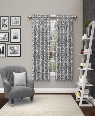 Gray Damask Curtains Drapes Macy S
