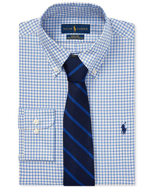 Polo Ralph Lauren Men S Plaid Cotton Dress Shirt Reviews