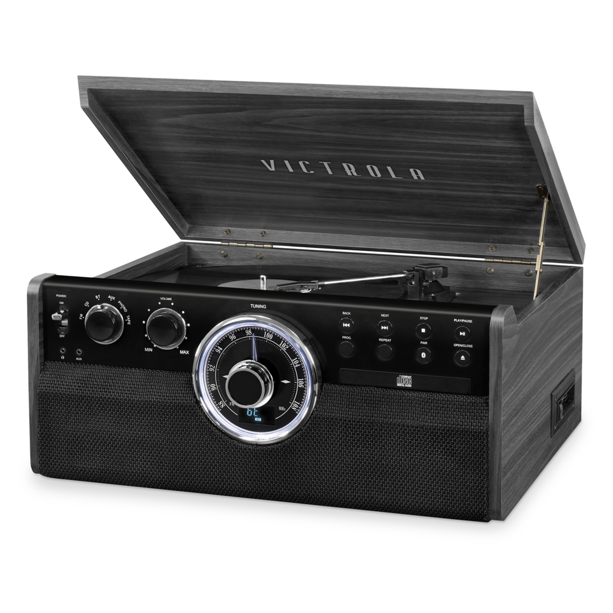 Victrola Empire 6-in-1 Wood Record Player