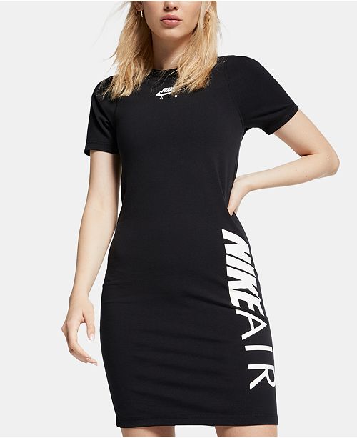 Nike Women S Air Logo T Shirt Dress Reviews Women Macy S