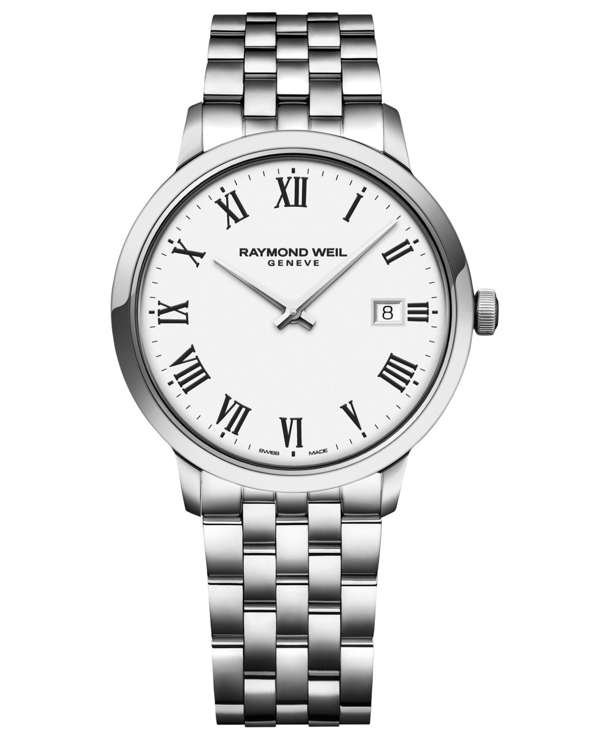 Raymond Weil Men's Swiss Toccata Stainless Steel Bracelet Watch 39mm