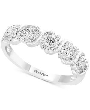 image of Effy Diamond Band (1/2 ct. t.w.) in 14k White Gold