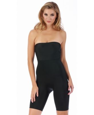 strapless body shaper with shorts