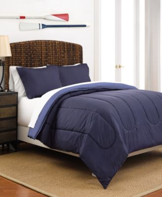 navy blue twin comforter set