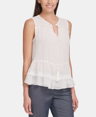 macy's tommy hilfiger women's blouses