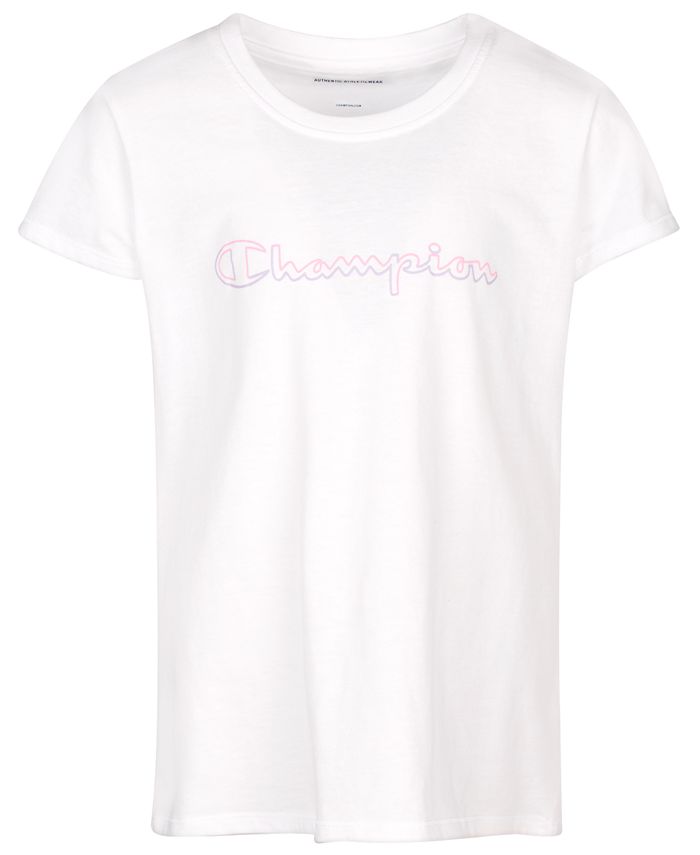 Champion Toddler Girls Script Logo T-Shirt - Macy's