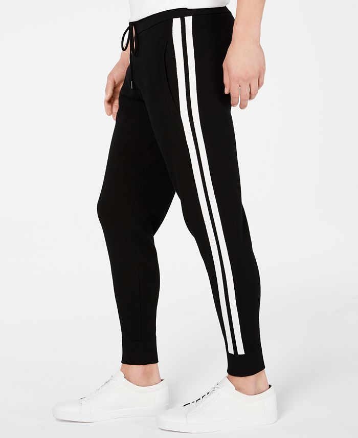 Michael Kors Men's Contrast Stripe Track Pants - Macy's