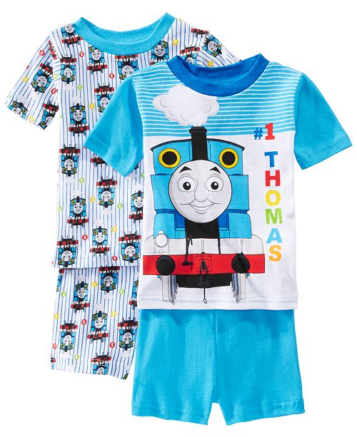 Ame Toddler Boys 2 Pack Thomas The Train Graphic Cotton Pajamas