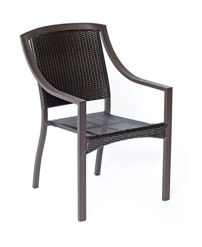 Hanover Orleans 5Piece Dining Set with 42" Square Table 28" x 42" x 68.34" Macy's