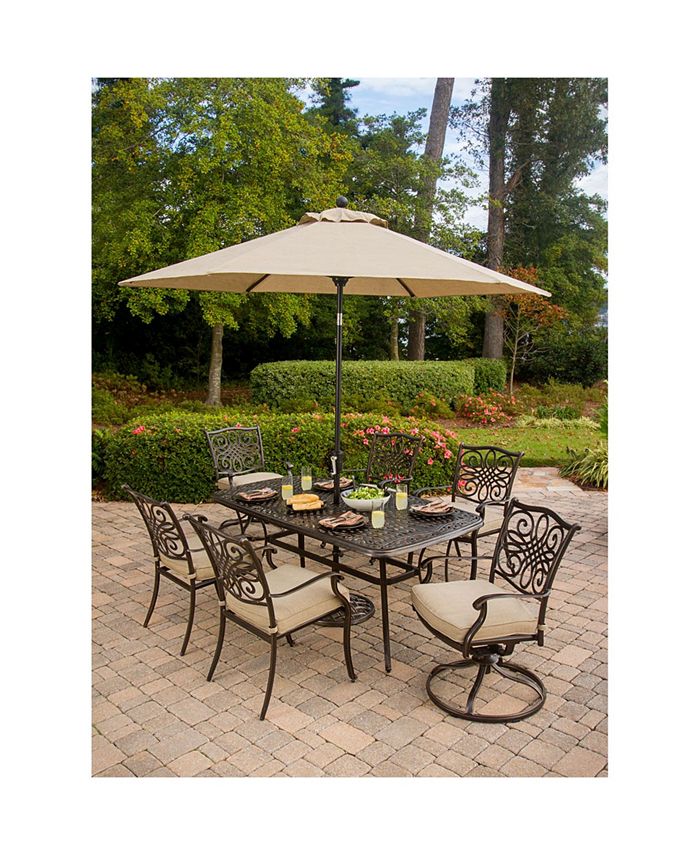 Hanover Table Umbrella for the Traditions Outdoor Dining Collection