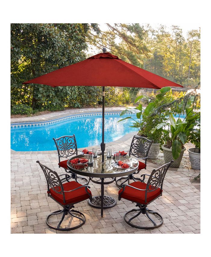 Hanover Traditions 9' Table Umbrella 108" x 106" x 12.13" Macy's