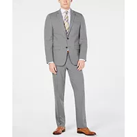 Van Heusen Mens Slim-Fit Flex Stretch Wrinkle-Resistant Suits Deals
