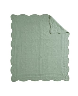 Tuscany Scalloped-Edge Throw, 60" x 72"