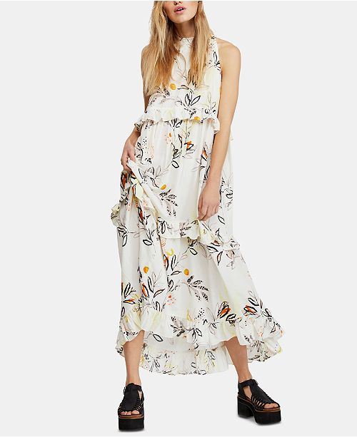 Free People Anita Cotton Printed Maxi Dress Reviews Macy S