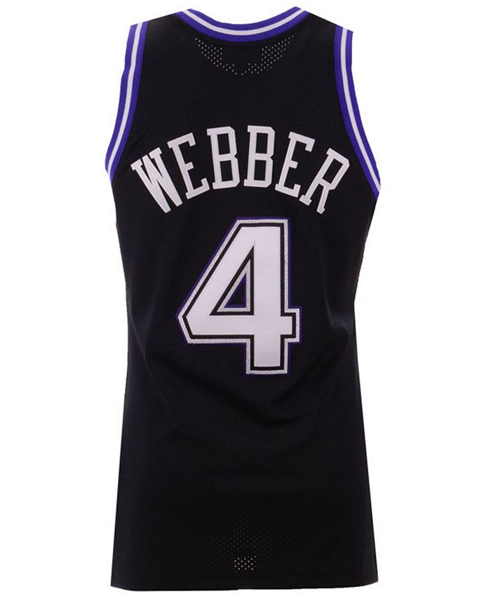 Maillot NBA Chris Webber Sacramento Kings 1998-99 Noir Taille M - Neuf Mitchell & Ness | Jersey Rétro