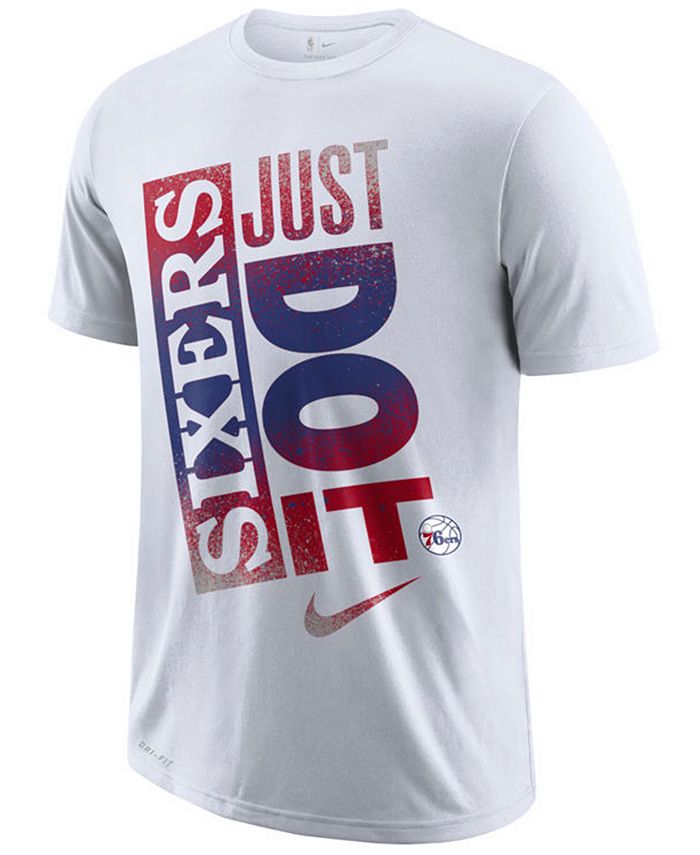 Nike Men's Philadelphia 76ers Just Do It Mezzo T-Shirt - Macy's