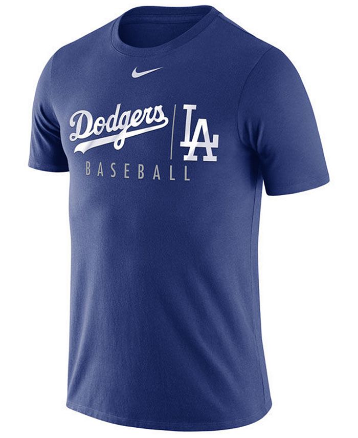 Nike Men's Los Angeles Dodgers Dri-FIT Practice T-Shirt - Macy's