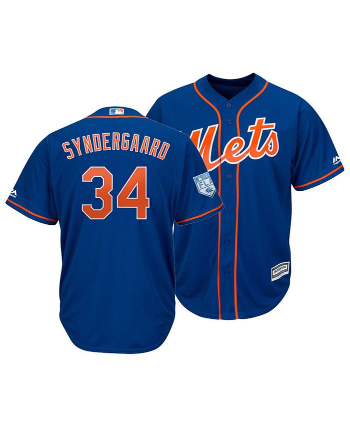 Majestic Men's Noah Syndergaard New York Mets Spring Training Patch Replica  Cool Base Jersey - Macy's